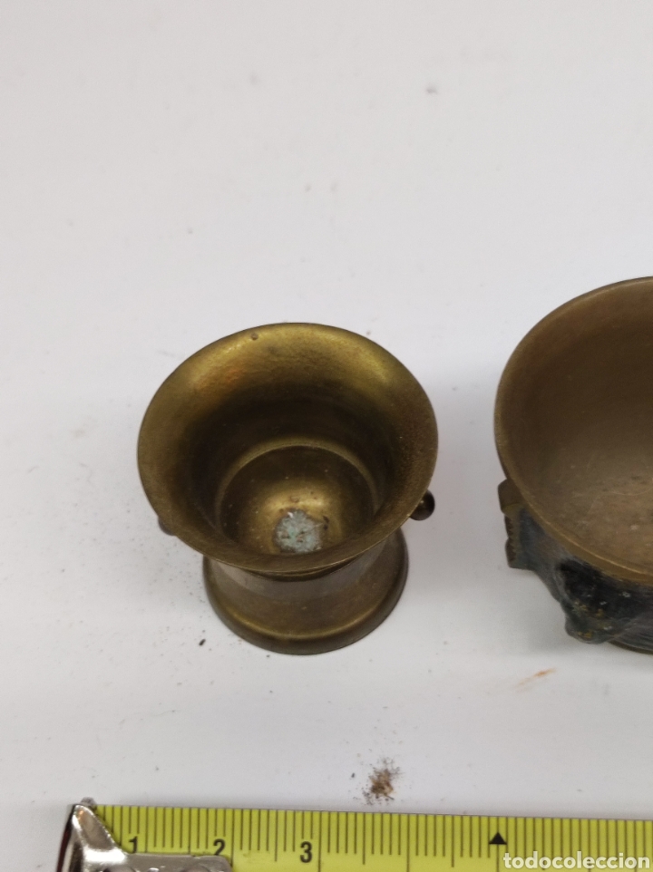 Vintage: Varios y peque&ntilde;os morteros de colecci&oacute;n. - Foto 2