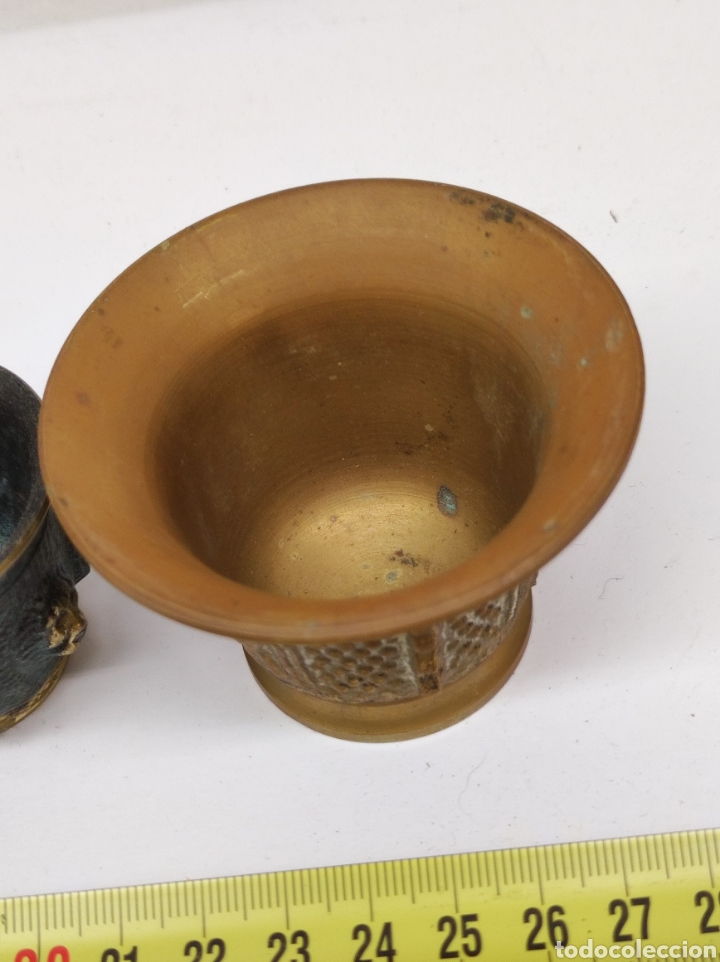 Vintage: Varios y peque&ntilde;os morteros de colecci&oacute;n. - Foto 4