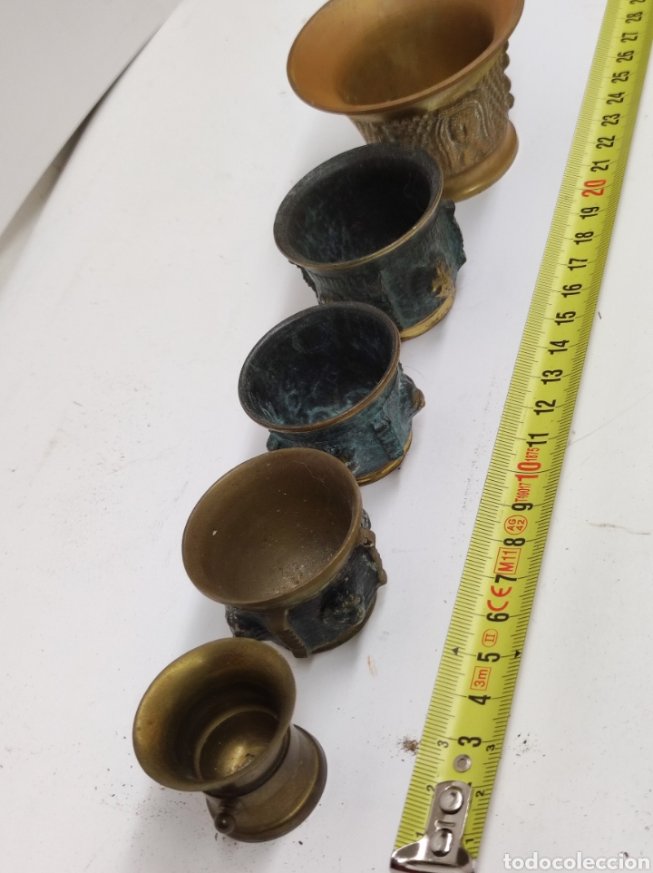 Vintage: Varios y peque&ntilde;os morteros de colecci&oacute;n. - Foto 7