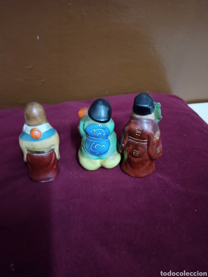 Vintage: Tres sabios de porcelana. - Foto 2
