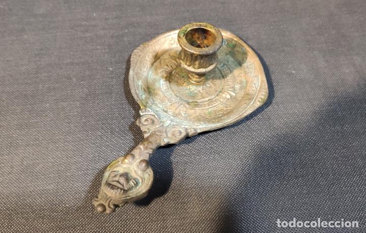 Vintage: BONITA PALMATORIA DE BRONCE - Foto 3