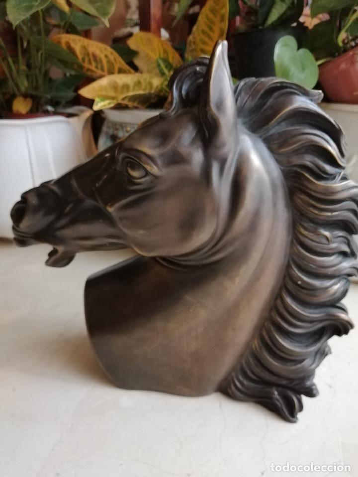 Vintage: CABEZA DE CABALLO DE GRAN TAMA&Ntilde;O, 40*40 CM.(APROX), MUY PESADO