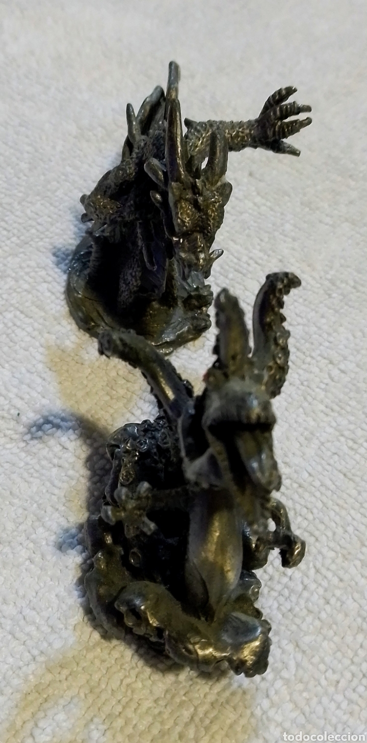 Vintage: FIGURAS DE PLOMO DE DRAGONES - Foto 7