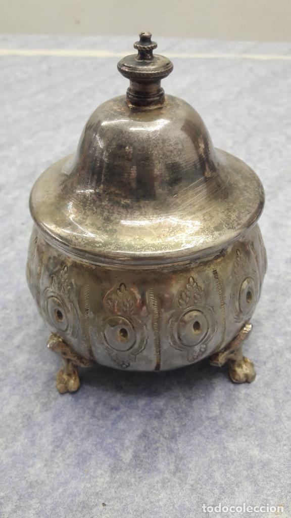 Vintage: Azucarero &aacute;rabe de metal