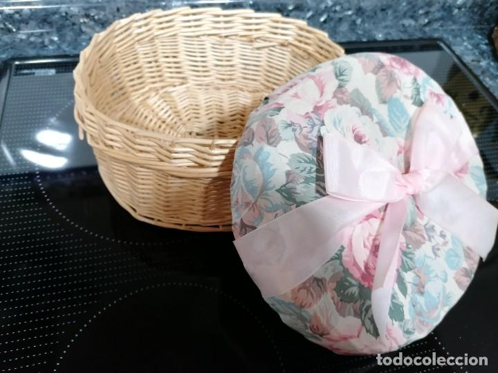 Vintage: C9 - cesta de mimbre con tapa. - Foto 3