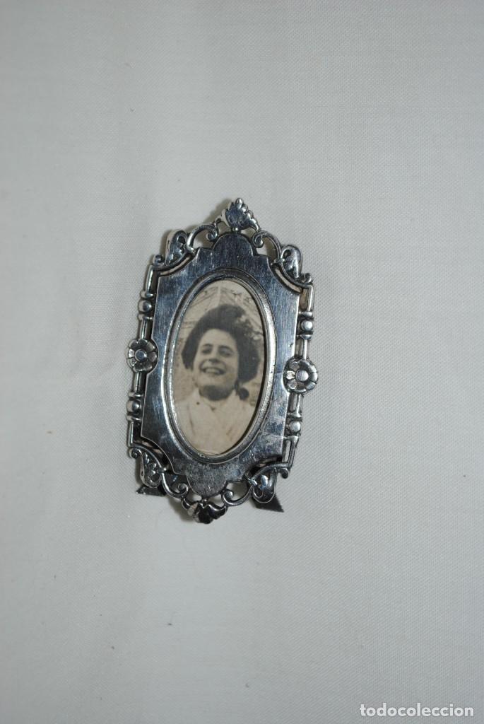 Vintage: MARQUITO MINIATURA DE PLATA . - Foto 2