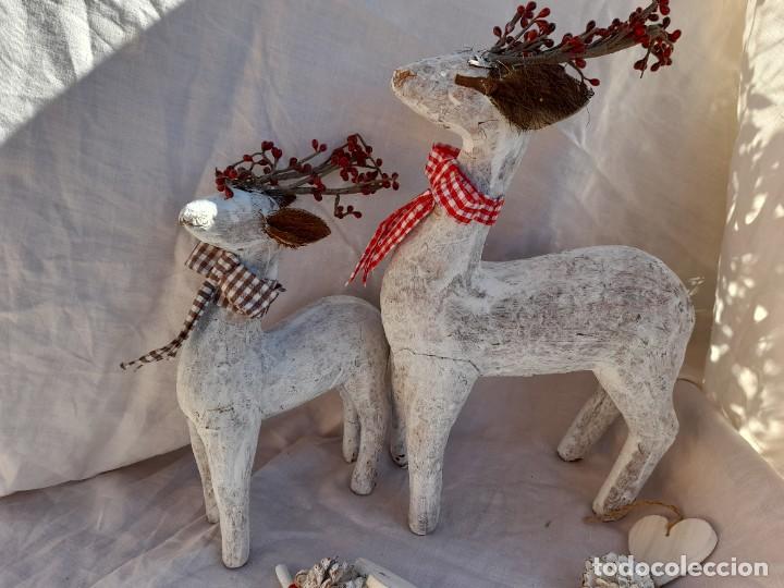 Vintage: Ciervos navide&ntilde;os - Foto 1