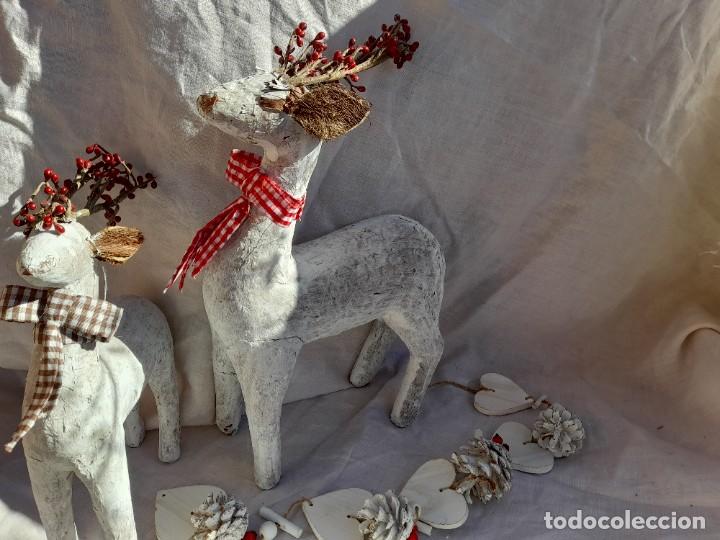 Vintage: Ciervos navide&ntilde;os - Foto 2