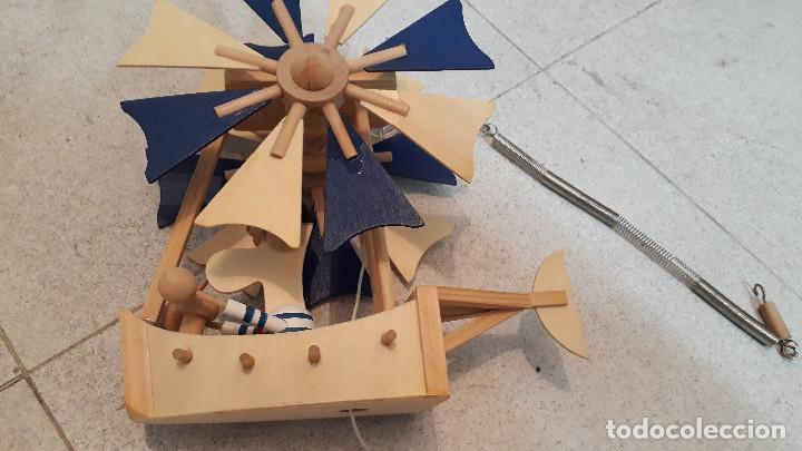 Vintage: BARCO MADERA COLGANTE - Foto 3