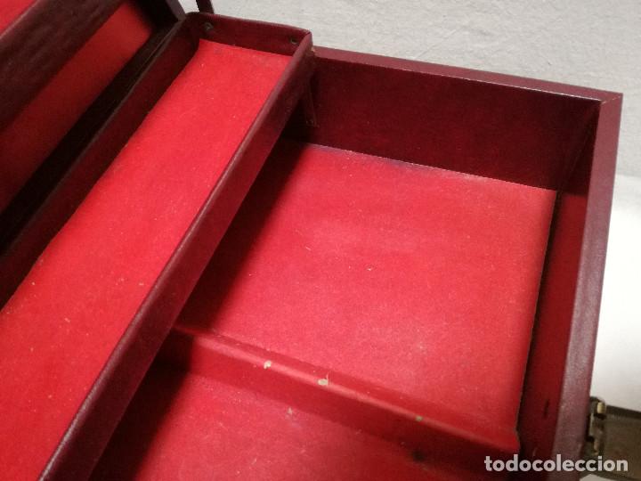 Vintage: CAJA / JOYERO / COFRE - MARCA CHENEY ENGLAND (SIN LLAVE) - Foto 8