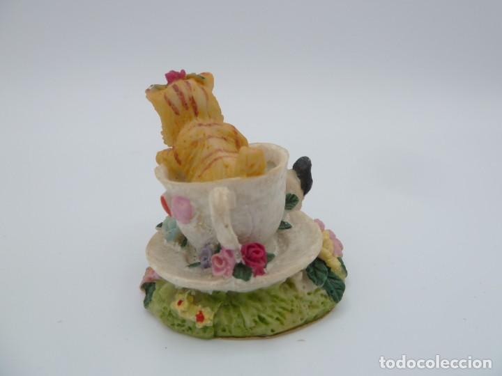 Vintage: Figura resina gatitos - Foto 3