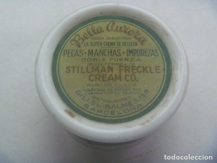 Vintage: ANTIGUA CAJA DE CERAMICA DE CREMA BELLA AURORA . DISTRIBUIDOR GILI S.L., BARCELONA