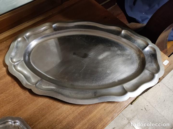 Vintage: Bandeja acero inoxidable. - Foto 1