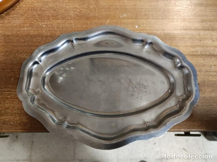 Vintage: Bandeja acero inoxidable. - Foto 1