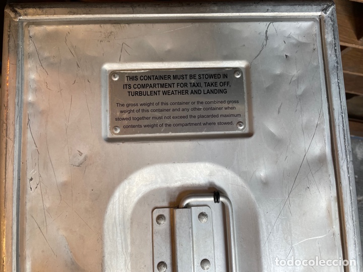 Vintage: Contenedor de catering de avi&oacute;n - Foto 6