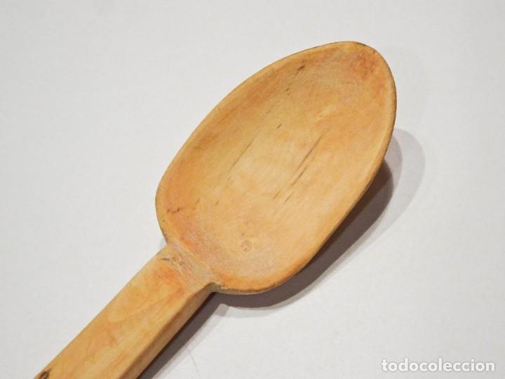 Vintage: Cuchara larga Cuchar&oacute;n madera 68 cm #2 - Foto 5