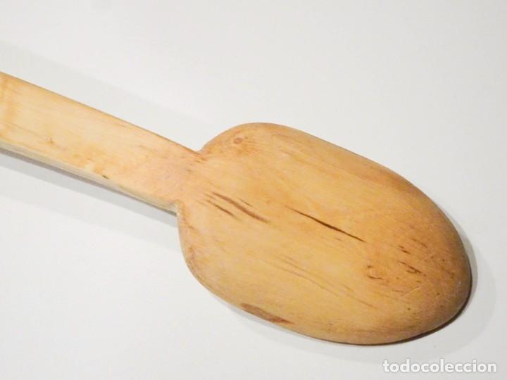 Vintage: Cuchara larga Cuchar&oacute;n madera 68 cm #2 - Foto 6