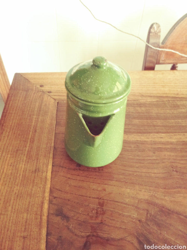 Vintage: Cafetera vintage esmaltada - Foto 5