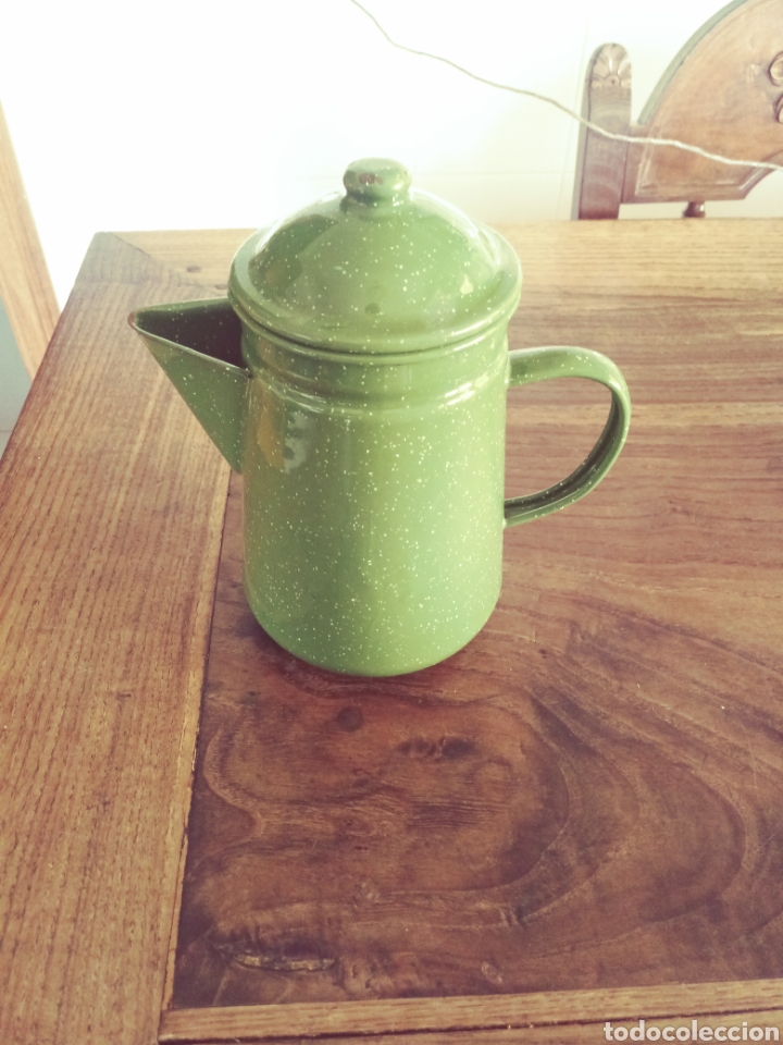 Vintage: Cafetera vintage esmaltada - Foto 1