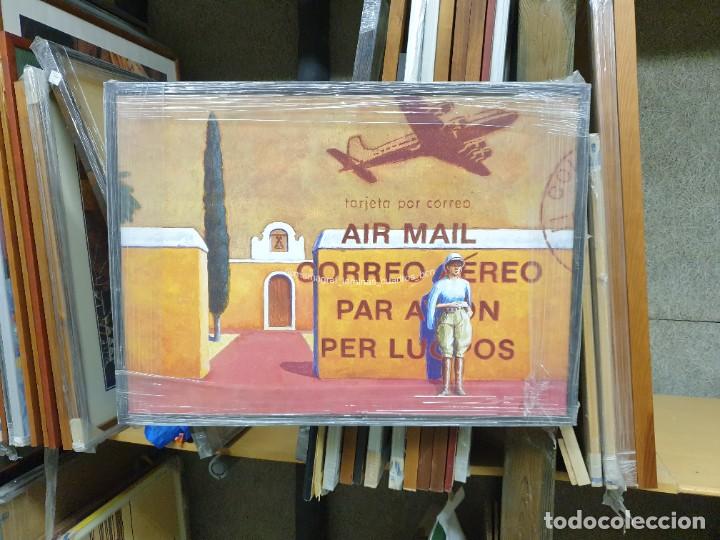 Vintage: TARJETA POR CORREO AIR MAIL. MAMAGRAF CUADROS DECORACI&Oacute;N BCN