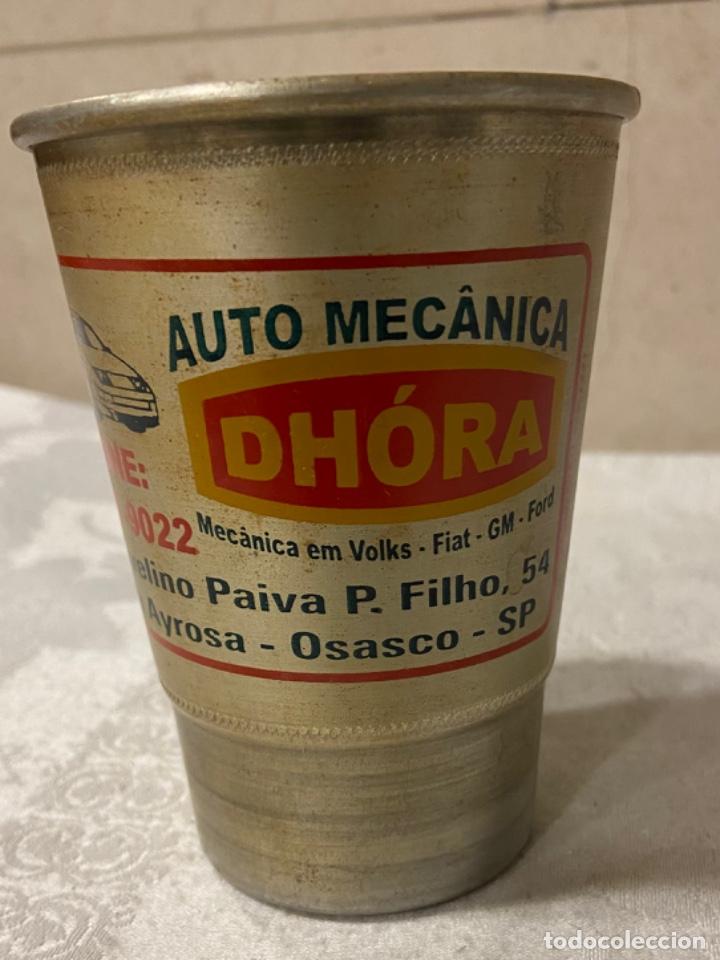 Vintage: C-16. Vaso publicitario Mec&aacute;nica Dhora. Sau Pablo. Brasil.