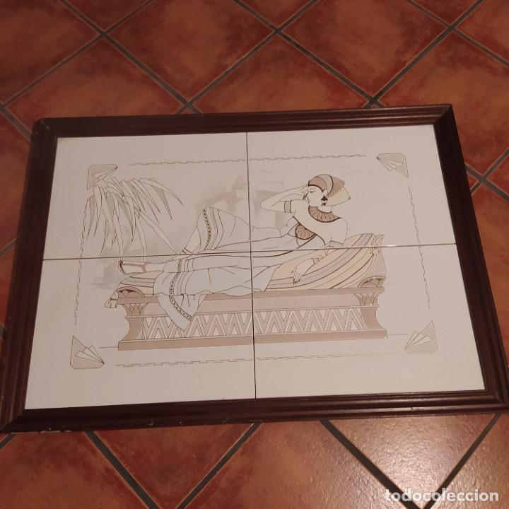 Vintage: Cuadro ceramico
