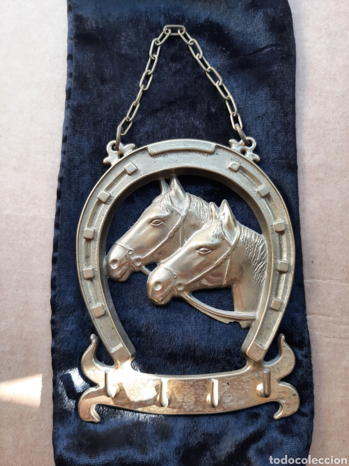 Vintage: Bonito aplique bronce para llaves 20x 11 cms - Foto 1