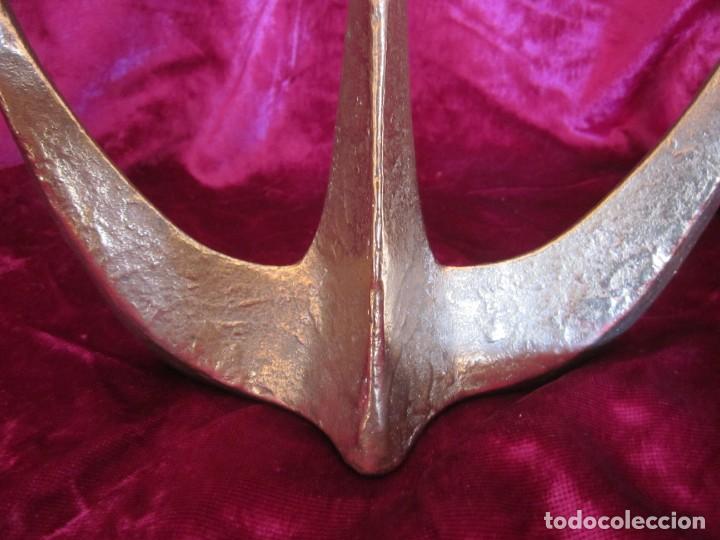 Vintage: CANDELABRO DE BRONCE BRUTALIST, VINTAGE. - Foto 3