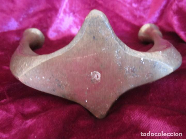 Vintage: CANDELABRO DE BRONCE BRUTALIST, VINTAGE. - Foto 4