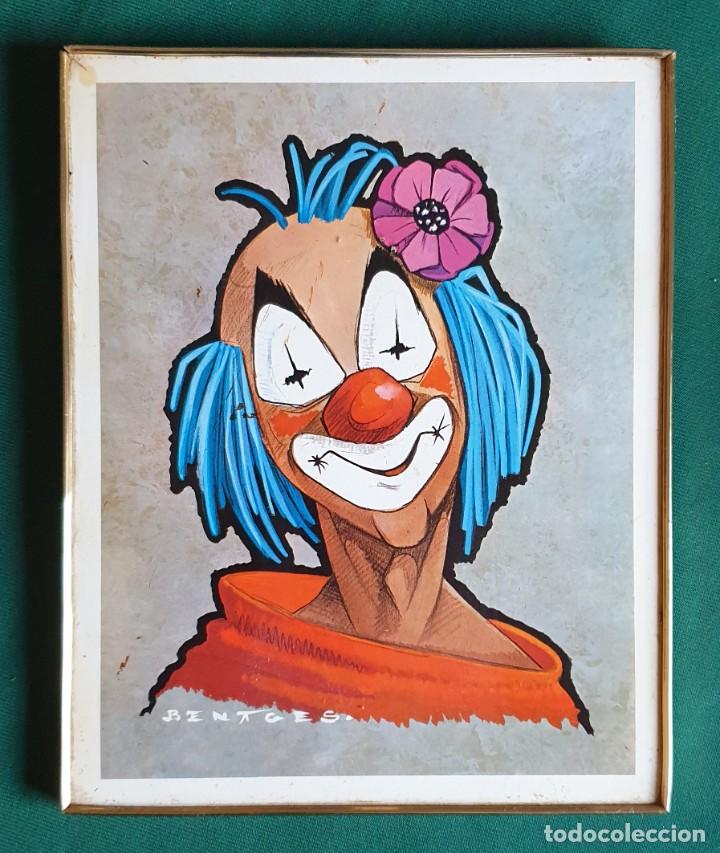 Vintage: AMG-1242 CUADRO PAYASO BENTGES