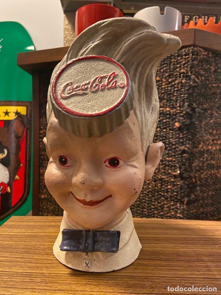 Vintage: Hucha de Coca-Cola de hierro fundido - Foto 8