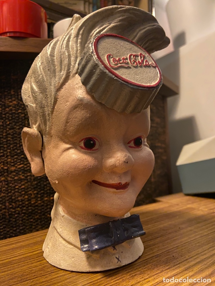 Vintage: Hucha de Coca-Cola de hierro fundido - Foto 1