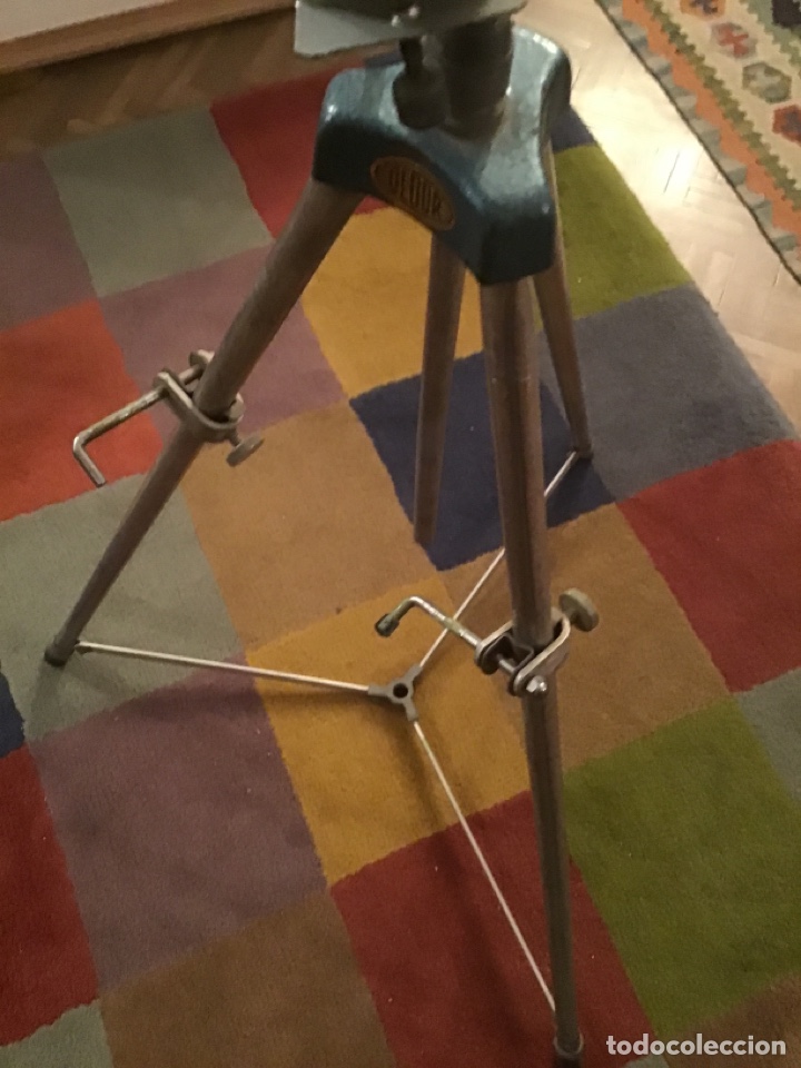Vintage: Tr&iacute;pode. Marca OLDOR. Plegable. 81 cm. plegado. - Foto 5