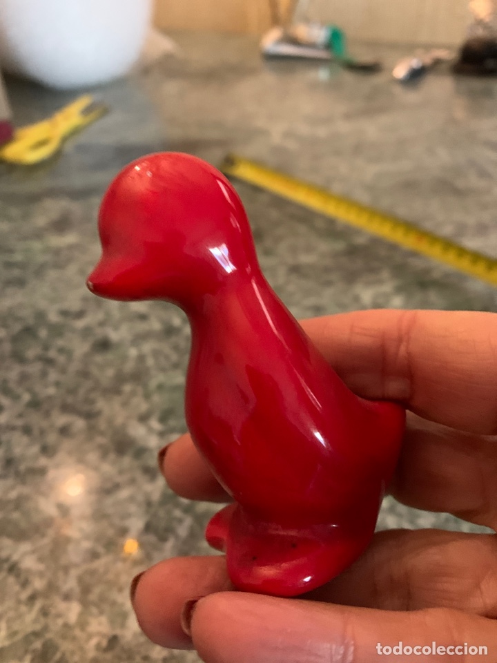 Vintage: Ping&uuml;ino porcelana rojo - Foto 3
