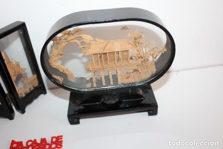 Vintage: 2 DIORAMA ORIENTAL - A&Ntilde;OS 60 - Foto 5