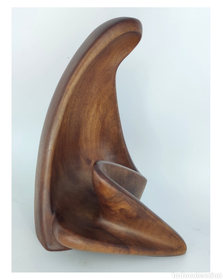Vintage: ART DECO VIRGEN EN MADERA - Foto 2