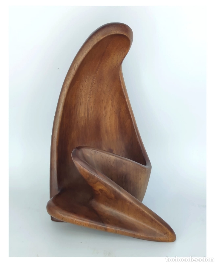 Vintage: ART DECO VIRGEN EN MADERA - Foto 1