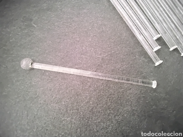 Vintage: Agitadores coctel cristal - Foto 2
