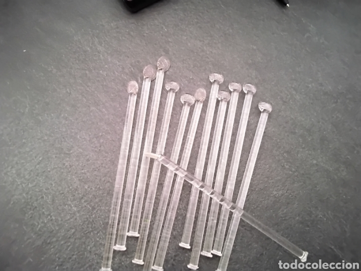 Vintage: Agitadores coctel cristal - Foto 1