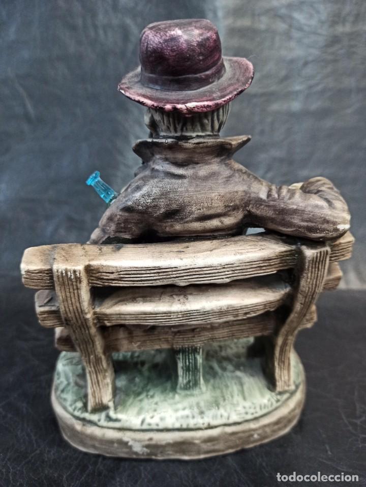 Vintage: Figura vagabundo con botella. C36 - Foto 3