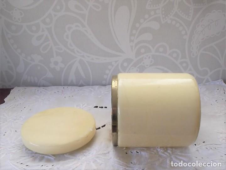 Vintage: TARRO DE ALABASTRO CON TAPA - Foto 6