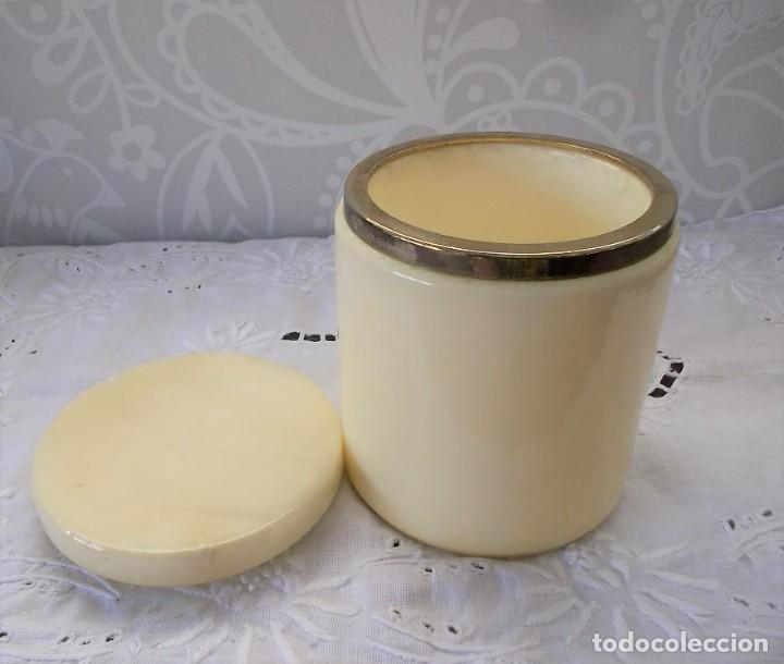 Vintage: TARRO DE ALABASTRO CON TAPA - Foto 10