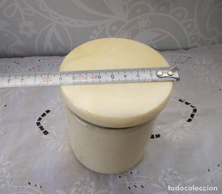Vintage: TARRO DE ALABASTRO CON TAPA - Foto 13