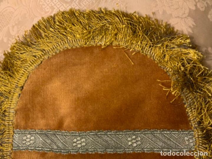 Vintage: ANTIGUO TAPETE REDONDO 32 CM - Foto 5