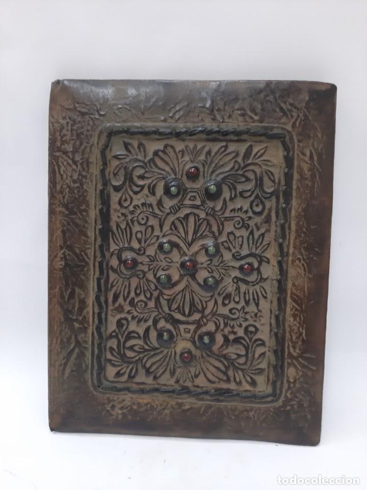 Vintage: Cartera Carpeta Vintage de Piel 29 x 23,5 cm