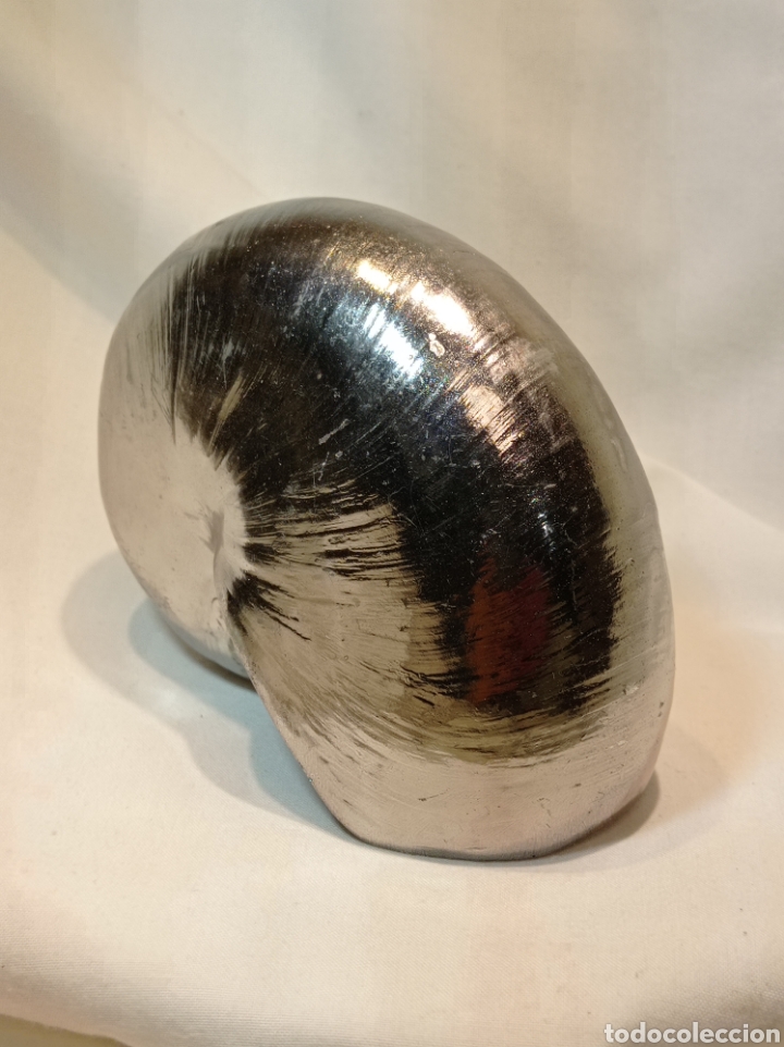 Vintage: VINTAGE NAUTILUS DE RESINA PLATEADO - Foto 2