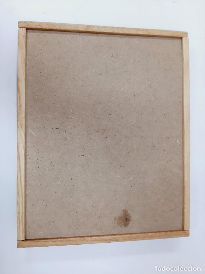 Vintage: Bandeja vintage rectangular de madera con asas - Foto 7