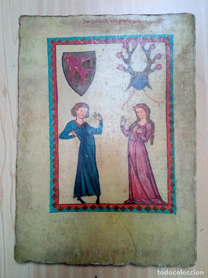 Vintage: Codex Manesse imagen mujeres bailando - Foto 2