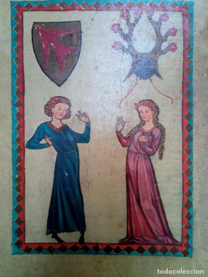 Vintage: Codex Manesse imagen mujeres bailando - Foto 3