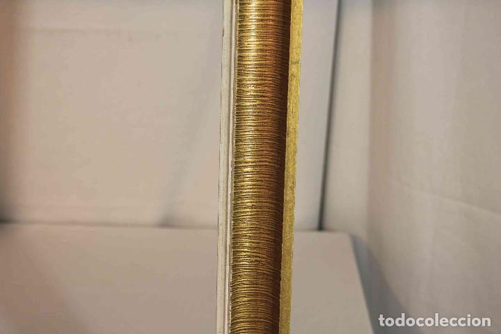 Vintage: MARCO MADERA DORADO Y BLANCO - Foto 2